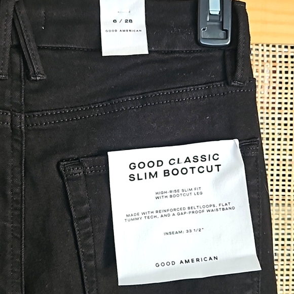 NWT Good American Classic Bootcut Jeans 6 - Picture 6 of 8